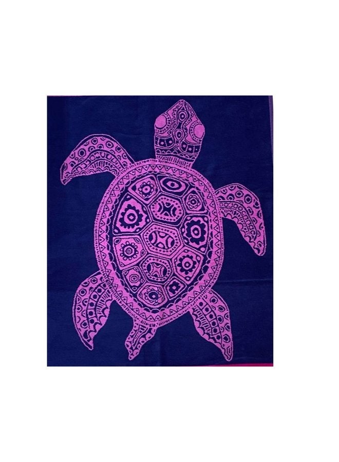 توالا بشكير بحر توالا, تصميم سلحفاه, قطن 100%, جوده عالية , مقاس 86*160 - Image 2